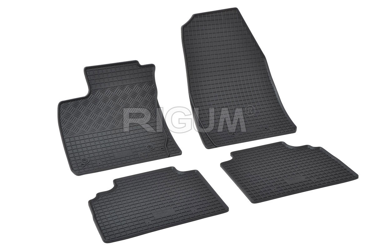 Tipske gumene auto patosnice za FORD Transit Courier 5m 2014- RIGUM prostirke