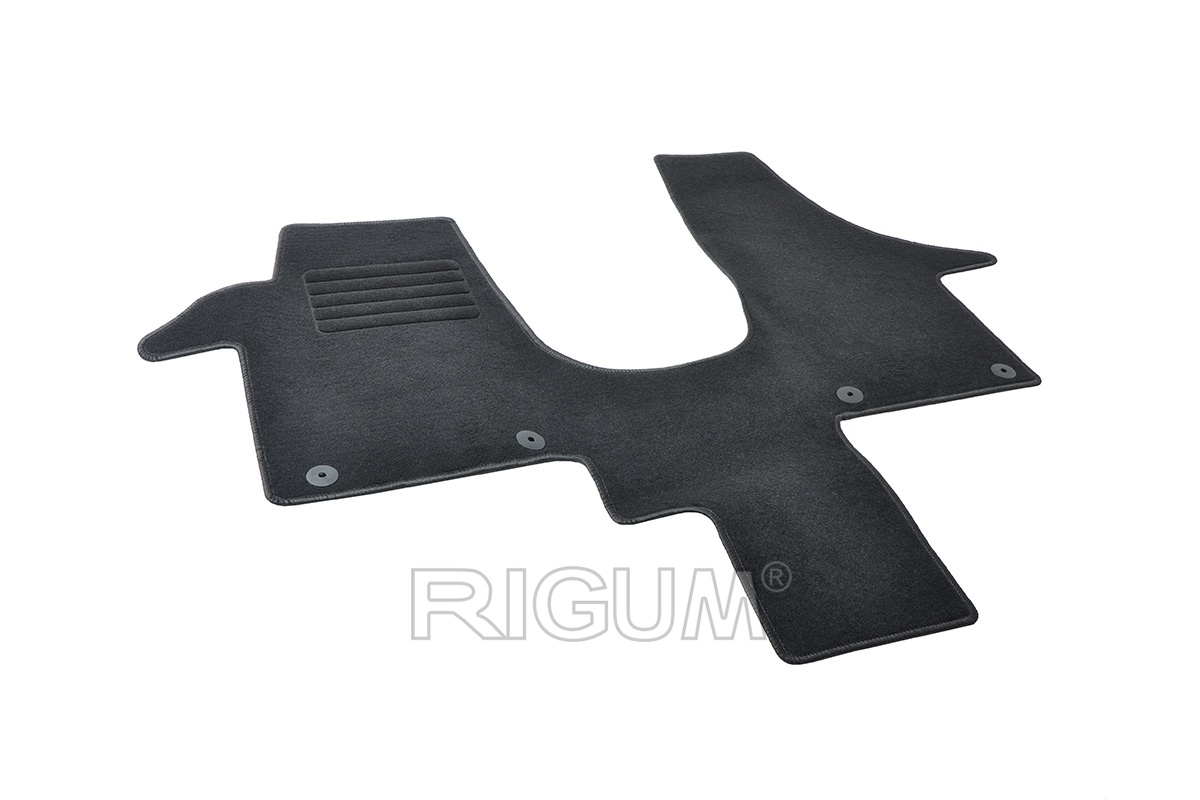 Tipske tekstilne / platnene auto patosnice za VW T5 2m Multivan 2003-2015 RIGUM tepisi