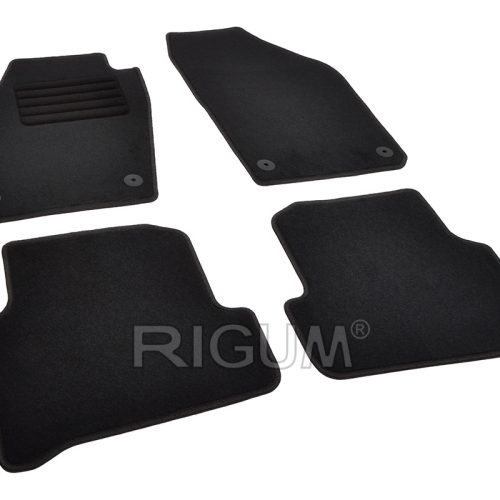 Tipske tekstilne / platnene auto patosnice za Škoda Fabia III 2014-2021 RIGUM tepisi