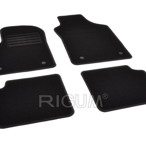 Tipske tekstilne / platnene auto patosnice za Fiat 500 2012- RIGUM tepisi