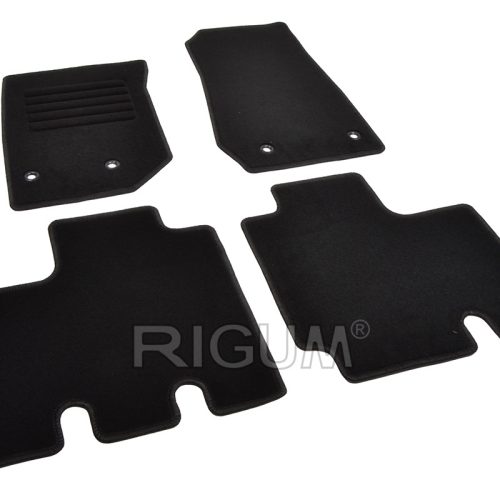 Tipske tekstilne / platnene auto patosnice za Jeep Wrangler 2007-2018 RIGUM tepisi