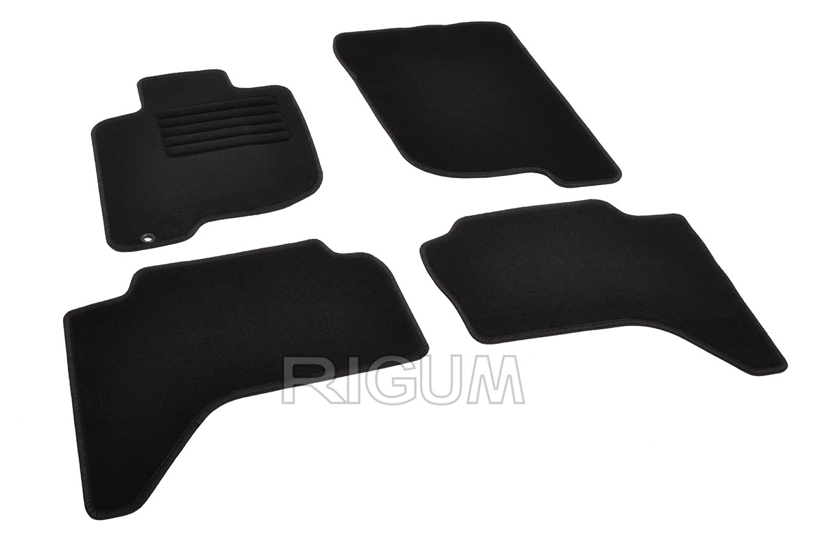 Tipske tekstilne / platnene auto patosnice za Mitsubishi L200 2007-2015 RIGUM tepisi