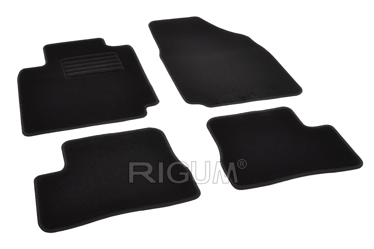 Tipske tekstilne / platnene auto patosnice za Nissan Micra 2003-2010 RIGUM tepisi