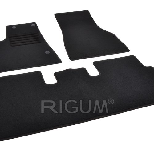 Tipske tekstilne / platnene auto patosnice za Tesla Model S 2012- RIGUM tepisi