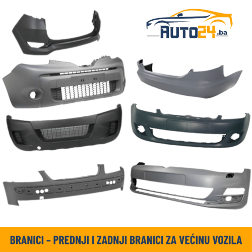 Branici – prednji i zadnji branik za većinu vozila