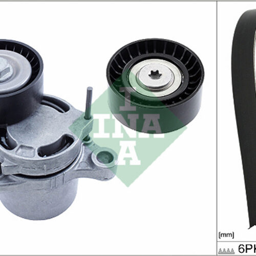 INA set remen + zatezač + remenica BMW 1 F20 3 F30 5 F10 529030710