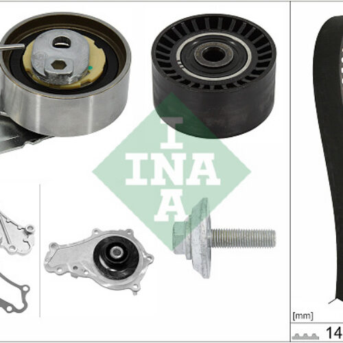 Set zupčastog remena / kaiša INA Peugeot 1.6 D 308, 208, 3008, Partner, Citroen C3, C4, Berlingo, Ford – 530 0698 30