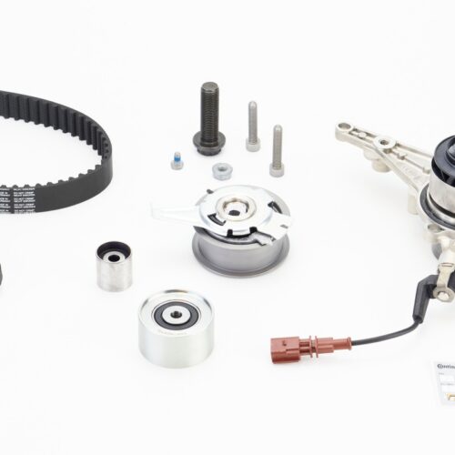 Set zupčastog remena / kaiša sa vodenom pumpom / kaiša i remenom uljne pumpe VW Golf 8, Passat B8, Tiguan, Kodiaq, A4 B9, A6 C8, Q5, Leon 4 1.6/2.0 TDI – CONTINENTAL CT1229WP2PRO