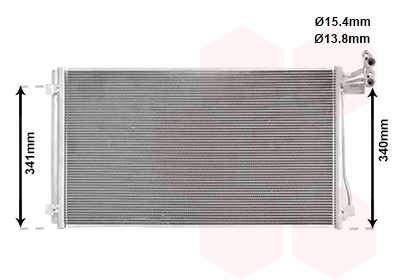 Hladnjak klime VW Sharan 2.0 TDI Van Wezel 58015703