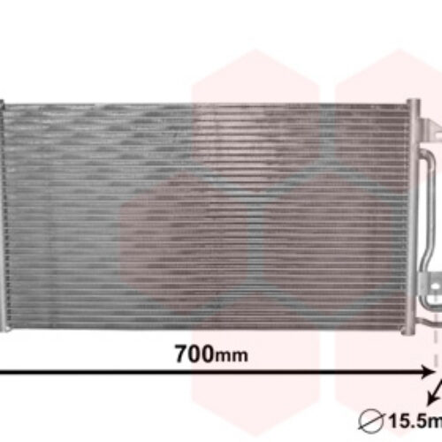Hladnjak klime (kondenzator klime) VW Polo 1.6 TDI VAN WEZEL 49005038