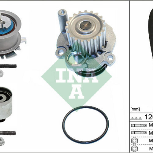 Set zupčastog remena s vodenom pumpom VW Golf 4 1.9 TDI / Golf 5 2.0 TDI – INA 530 0201 32