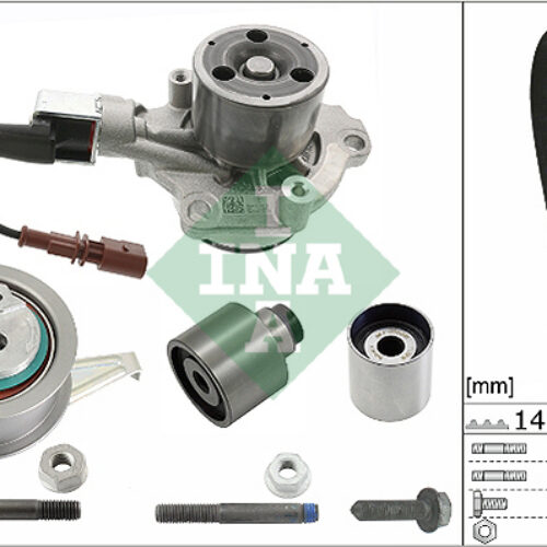 Set zupčastog remena s vodenom pumpom VW Golf 7 / Passat B8 / Audi A4 1.6–2.0 TDI – INA 530 0650 30