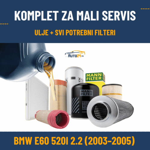 Komplet za mali servis BMW E60 520i 2.2 (2003–2005)