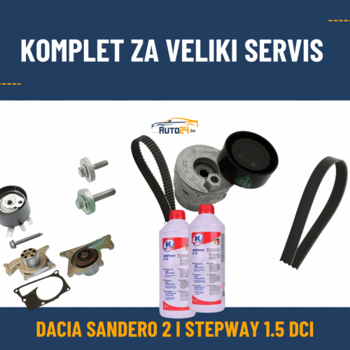 Komplet za veliki servis Dacia Sandero 2 / Stepway 1.5 dCi 55/66 kW – INA + Kuttenkeuler
