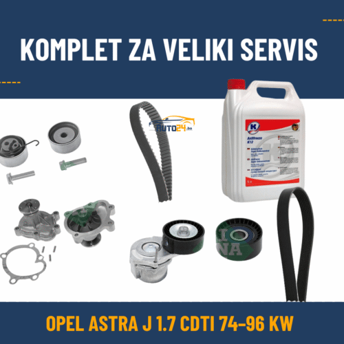 Komplet za veliki servis Opel Astra J 1.7 CDTI 74–96 kW – INA + Kuttenkeuler