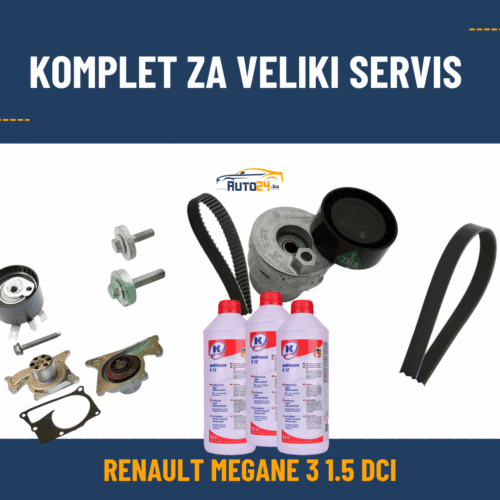 Komplet za veliki servis Renault Megane 3 1.5 dCi K9K 836/837/846 – INA + Kuttenkeuler