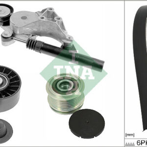 Set mikro remena s remenicom alternatora VW Golf 4 1.9 TDI – INA 529 0471 20
