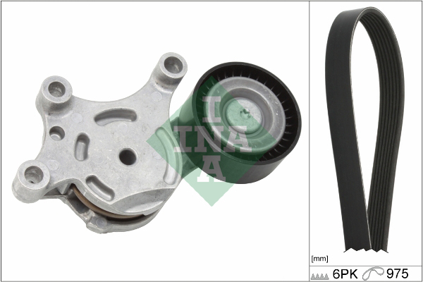 Set mikro remena Peugeot 207/308, Citroën C4/C5 1.6 HDi – INA 529 0261 10
