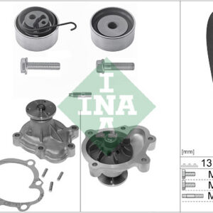 Set zupčastog remena s vodenom pumpom Opel Astra J Opel Corsa D 1.7 CDTI INA 530 0338 30