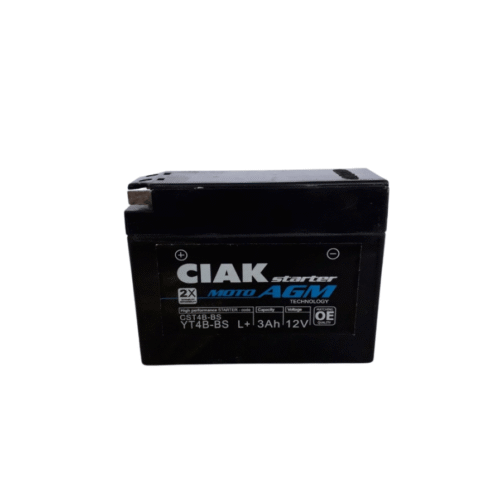 CIAK Starter AGM Moto akumulator YT4B-BS 12V 3Ah 30A D+