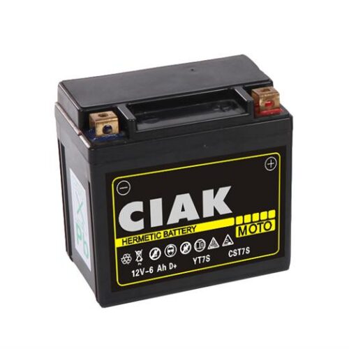 CIAK Starter AGM Moto akumulator YTZ7S 12V 6Ah 130A D+
