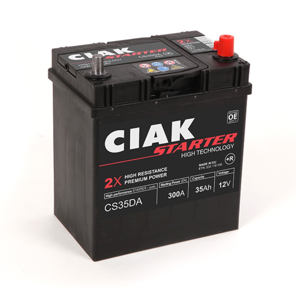 CIAK Starter Asia akumulator 12V 35Ah 300A D+ – CS35DA