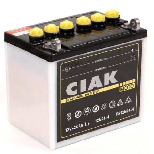 CIAK Starter Moto akumulator 12N24-4 12V 24Ah 200A L+