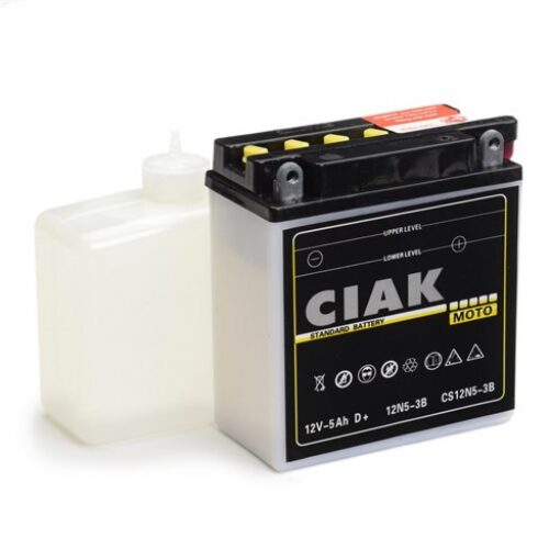 CIAK Starter Moto akumulator 12N5-3B 12V 5Ah 60A D+