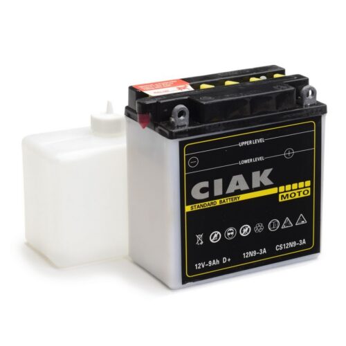 CIAK Starter Moto akumulator 12N9-3A 12V 9Ah 90A D+