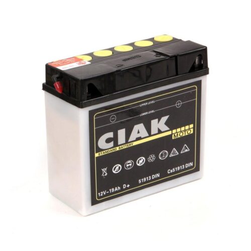 CIAK Starter Moto akumulator 51913 DIN 12V 19Ah 100A D+