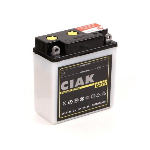 CIAK Starter Moto akumulator 6N11A-3A 6V 11Ah 80A D+