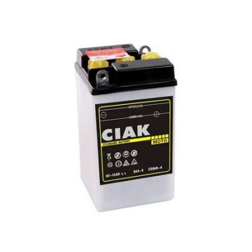 CIAK Starter Moto akumulator B 49-6 6V 10Ah 40A L+