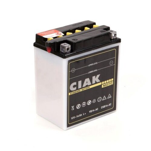 CIAK Starter Moto akumulator YB14-A2 12V 14Ah 190A L+