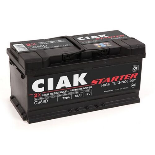 CIAK Starter akumulator 12V 88Ah 720A D+ – CS88D