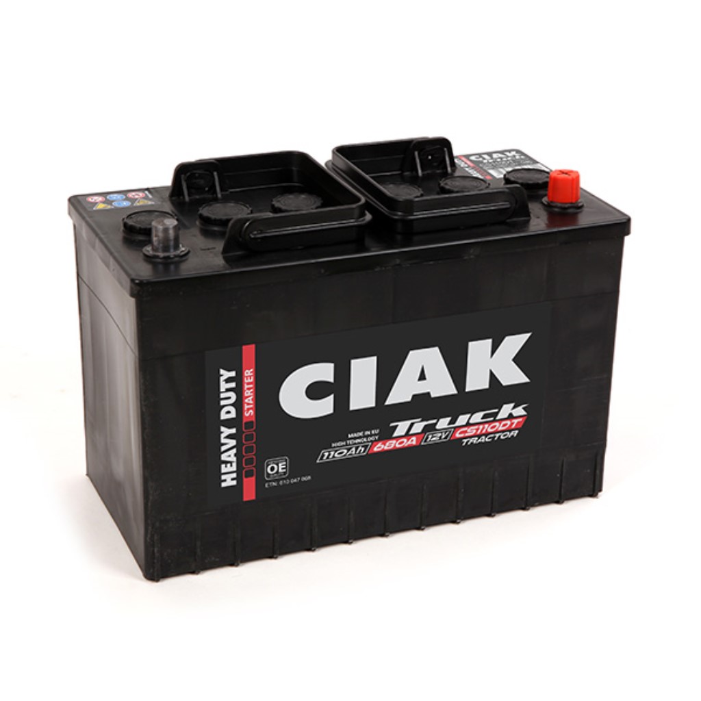 CIAK Truck Heavy Duty akumulator 12V 110Ah 750A X – CS110DT
