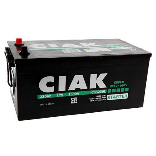 CIAK Truck Super Heavy Duty akumulator 12V 230Ah 1200A – CSS230L